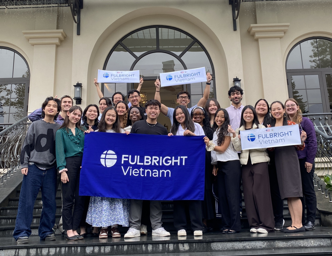 a group photo of the 2025-2026 ETA cohort in Vietnam