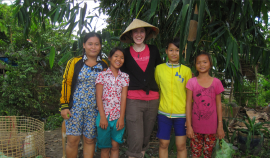 Carolyn Weber, 2010-2011 ETA with her new Vietnamese friends