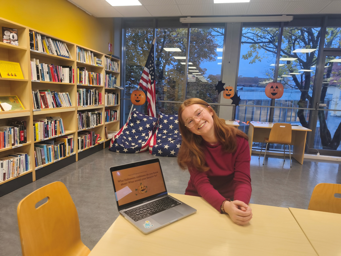 Lucia Brown at Kuressaare American Space